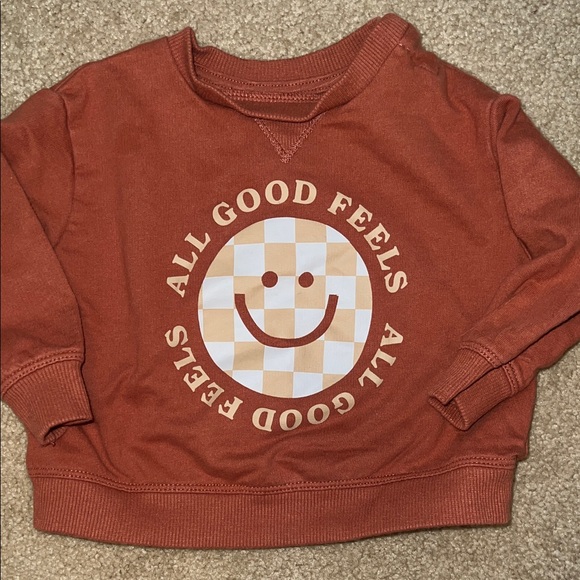 Little Co. Other - Smiley face crew neck sweater- baby! Size 6m